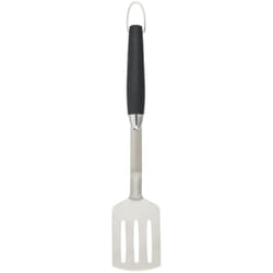 Wenko - Spatule bbq, spatule Black Outdoor Kitchen pour grillades, acier inoxydable avec poignée ergonomique en plastique noir résistant à la