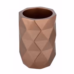 WENKO Lanciano, Distributeurs de salle de bain, Polyrésine, Bronze, 75 mm, 75 mm, 110 mm