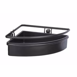 WENKO 25563100, Noir, Plastique, Acier inoxydable, Mat, Vis, 300 mm, 215 mm