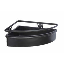 WENKO 25563100 étagère murale de salle de bain Plastique, Acier inoxydable