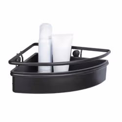 WENKO 25563100 étagère murale de salle de bain Plastique, Acier inoxydable