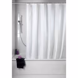 WENKO 21638100 rideau de douche Polyester Blanc
