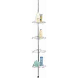 Etagère d'angle de douche - Inox - H.56/275 cm