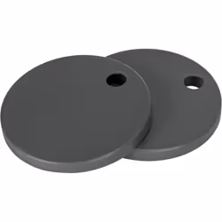 Le siège de toilette Galati, avec son fini anthracite mat, allie élégance et fonctionnalité dans un design moderne en forme d ...