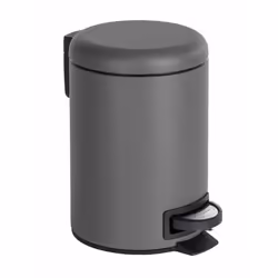 WENKO 22148100, 3 L, Rond, Métal, Gris, Plastique, Pédale