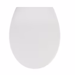WENKO 21903100, Allongé, Abattant rigide, Blanc, Duroplast, 2,04 kg, 37,5 cm