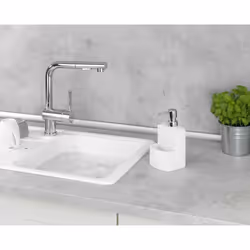 WENKO 3620115100 Distributeur de savon 0,38 L Blanc