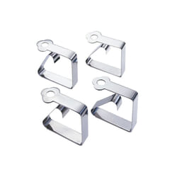Wenko - Pince Nappe, clip de nappe, acier inox, Lot de 4