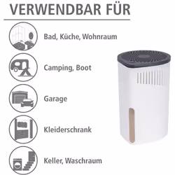 Le déshumidificateur d'air Drop de WENKO est l'outil essentiel pour contrôler l'humidité et garantir un climat intérieur sain ...