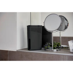 Déshumidificateur Wenko Drop Noir 2 x 1000 g sans électricité absorbeur d'humidité design écologique pour espaces jusqu'à 80 m³ absorbeur d'humidité