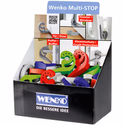 Fenster-/Türstopper Multi-Stop Kunststoff 7,7x11,8cm farbig sortiert Montant du contenu: 48 pièce par Pack Hauteur 17 cm Méla ...