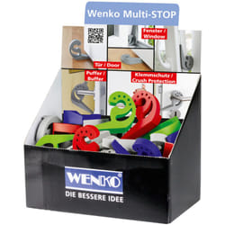 Wenko - Fenster-/Türstopper Multi-Stop Kunststoff 7,7x11,8cm farbig sortiert