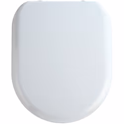 L'abattant WC premium blanc aux finitions haut de gamme Santana se caractérise par sa forme exclusive aux bords arrondis doux ...