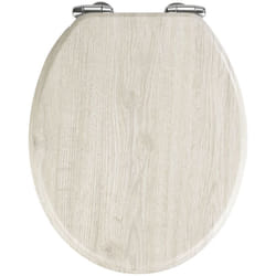 Wenko - Abattant wc en mdf design bois chêne