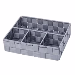 WENKO Adria, Compartiment de rangement, Gris, Rectangulaire, Polypropylène (PP), Monochromatique, 260 mm
