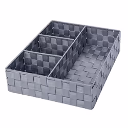 WENKO 21534100, Carré, Polypropylène (PP), Gris, 320 mm, 320 mm, 100 mm