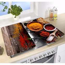 Cuisinez sans tâcher avec les couvre-plaques ! FICHE TECHNIQUE - Une protection assurée par ces plaques de verre trempé. - Gr ...