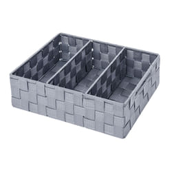 WENKO Adria Compartiment de rangement Rectangulaire Polypropylène (PP) Gris