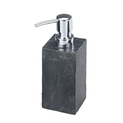 WENKO Slate Rock Distributeur de savon 0,25 L Anthracite