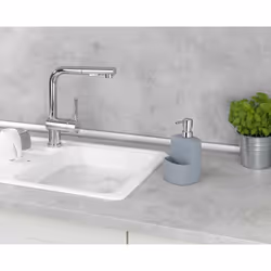 WENKO 3620116100 Distributeur de savon 0,38 L Gris