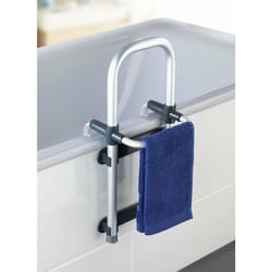 Wenko - Badewannen-Einstieg secura maximex argent aide baignoire 150 kg barre d'appui baignoire sécurité baignoire aide à l'entrée de la baignoire en