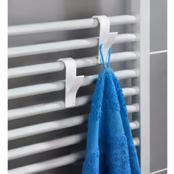 Les crochets blancs pour chauffe-côtes sont une solution fonctionnelle pour n'importe quelle salle de bain. Ils permettent de ...