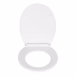 WENKO 21901100 siège de toilette Abattant rigide Thermoplastique Blanc
