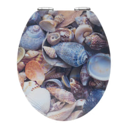 WENKO Sea Shell Abattant souple Panneaux MDF Multicolore