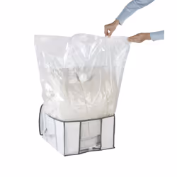 WENKO Soft Box S Transparent, Blanc
