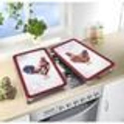 Plaques de protection - WENKO - Ferme - Verre trempé - 30x52 cm - Multicolore