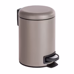 WENKO Poubelle Leman Taupe 3L, 170 mm, 225 mm, 250 mm, 652 g
