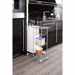WENKO 12100100 étagère fonctionnelle Métal Gris, Blanc - Vue supplémentaire 4