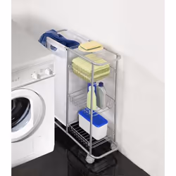 WENKO 12100100 étagère fonctionnelle Métal Gris, Blanc - Vue supplémentaire 6