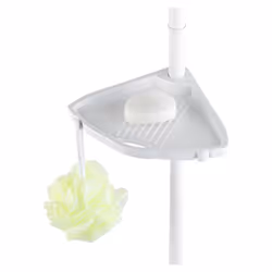 WENKO Compact étagère murale de salle de bain Aluminium, Plastique - Vue supplémentaire 4