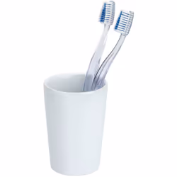 Céramique de haute qualitéØ: 7,5 cm x H: 10,7 cm Porte brosse à dents décoratif pour le rangement des brosses à dents et du d ...