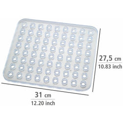 Fond d'évier extra épais - l. 27.5 x h. 1 x l. 31 cm - Transparent