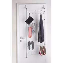 WENKO 4340034100 porte-manteaux Mural 10 crochet(s) Chrome