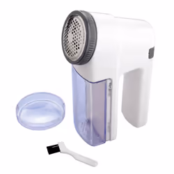 WENKO Rasoir à lainage Jumbo contre les bouloches et les peluches, Argent, Blanc, 1,5 V, 95 mm, 55 mm, 160 mm