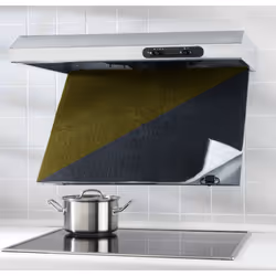 WENKO Filtre combiné avec charbon actif contre les odeurs de graisse, Filtre, Noir, Polyester, 570 mm, 470 mm, 1 pièce(s)