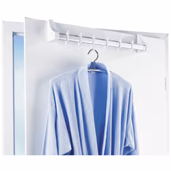 WENKO Tringle de porte alu blanc