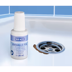 Le réparateur d'émail pratique est une aide utile pour retoucher tous les défauts sur les émaux et les vernis dans la baignoi ...