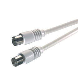 Vivanco PS L 7138 câble coaxial 3 m Blanc
