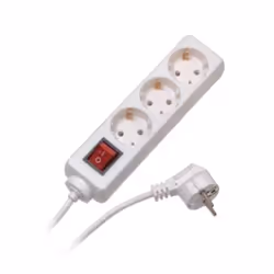 Vivanco ES3 W15, 3 sortie(s) CA, Type F, 230 V, Blanc, 1,4 m, 1 pièce(s)