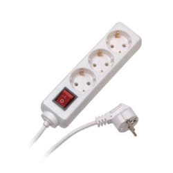Vivanco ES3 W15 Blanc 3 sortie(s) CA 230 V 1,4 m