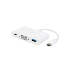 Vivanco IT-USBC VGA C HUB Avec fil USB 3.2 Gen 1 (3.1 Gen 1) Type-C Blanc