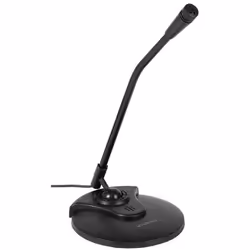 Vivanco 36649, Microphone de PC, 58 dB, 100 - 16000 Hz, 1500 Ohm, Sans fil, 3,5 mm (1/8")