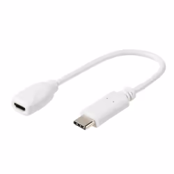 Vivanco Adapter USB Type-C, USB C, micro USB, 0,1 m, Blanc