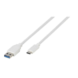 Vivanco SuperSpeed câble USB 1 m USB 3.2 Gen 1 (3.1 Gen 1) USB C USB A Blanc