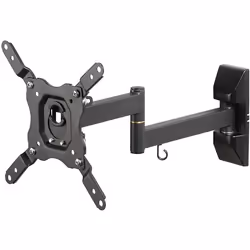 Vivanco BFMO 6020, 109,2 cm (43"), 75 x 75 mm, 200 x 200 mm, -5 - 15°, -90 - 90°, Noir