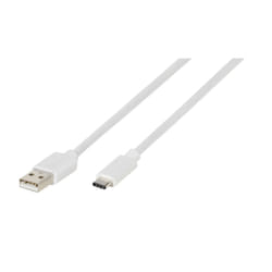 Vivanco DCVVUSBC20A05W câble USB 0,5 m USB A USB C Blanc